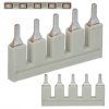 WAGO 2006-405 Mostek grzebieniowy, zwieracz do złączek ZUG 6mm2 WAGO TOPJOBS 5-torowy 41A jasnoszary