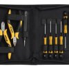 Zestaw narzędzi ESD (szczypce, wkrętak do pobijania 5i, pęseta) w pokrowcu na narzędzia 43994 /9szt./