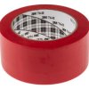 Taśma drogowa szerokość 50mm Czerwony Taśma do wyznaczania ciągów komunikacyjnych 3M +29°C PVC grubość 0.13mm