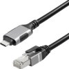 adapter USB-C, RJ45 Maxtrack C541-1L, CAT 6, 1.00 m, 1 szt.