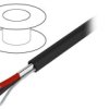 2461C-Bk005 Przewód Na Rolce 30,5M Ekranowany Alpha Essential 2X22awg Folia...