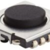 Short-stroke pushbutton, 1 Form A (N/O), 50 mA/24VDC, unlit , actuator (black), 3.7 N, SMD, 6CJ1NOPR