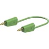 Stäubli 641037-20025 LK-4A-S25 test lead 200cm green flexible Ø4mm plugs