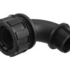 Dławnica kątowa do węża osłonowego M25 IP65 SILVYN MPC 90 M25x1,5 czarna 55502483 /10szt./