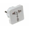 Adapter podr. AC wt.PL-gn.UK bi. Przejściówka, biały