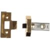UNION Y2650-EB-2.50 Rebated Tubular Mortice Latch 2650 Electro Brass 63mm 2.5in