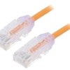 UTP28SP0.5MOR Patch cord TX6-28™,U/UTP 6 linka Cu LSZH pomarańczowy 0,5m