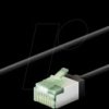 74355 Patch cable Cat.8,1 U/FTP super slim 3,0 m black