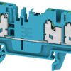 Through terminal block, snap-in, 2.5 mm², 24 A, 8 kV, blue, 2863000000