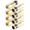 Shiverpeaks BS15-300814 F Connector Compression Gold-Plated 4piece 7.2mm