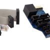 Programowalny adapter procesora, Debugger Adapter Board, do użytku z: Atmel-ICE, MPLAB ICD 4 i MPLAB PICkit 4 Kabel