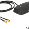 88739 LTE MIMO Antennan, 2x SMA jack, black