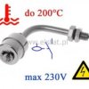 Sonda poziomu cieczy kątowa; + 200°C; 230V; 78mm