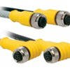 Przewód czujnik-siłownik ze złączem Złącze M12 liczba rdzeni 12 długość 1m Rodzaj A Żeńskie Złącze B Złącze M12