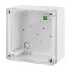 Puszka n/t Industrial szara 105x105x66 IP65 pokrywa transparentna 2701-01 EPN