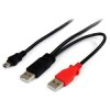 StarTech.com USB2HABMY6 6 ft USB Y Cable for External Hard Drive - USB A to min