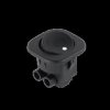 6A 250V Rocker Switch RS-101-7C, Black