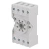 PZ8 Podstawka PIN: 8 10A 250VAC na panel,na szynę DIN -40...70C