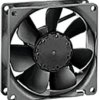 DC axial fan, 12 V, 80 x 80 x 25 mm, 58 m³/h, 26 dB, sintec slide bearing, ebm-papst, 8412 NGMI