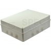 OUTLET Skrzynka hermetyczna IP65 Puszka instalacyjna 380x300x120mm bezhalogenowa szara z dławikami PG29 S-BOX 706