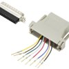 Adapter D-Sub TRU COMPONENTS TC-9990276 złącze męskie D-SUB 25-pin - złącze żeńskie RJ45