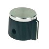 Gałka na potencjometr - TRD 19mm czarno-srebrna