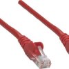 kabel LAN Intellinet 739924, 1 szt., RJ45, CAT 6, U/UTP, 0.25 m, czerwony