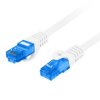 Kabel krosowy patchcord S/FTP kat.6A LSZH CCA biały 20m