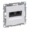 SUNO Gniazdo komputerowe podwójne 2XRJ45/kat.6A STP biały 721159 LEGRAND