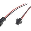 JST-2,5 2PIN wtyk+gniazdo z przewodami 20cm
