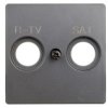 Simon 82 Pokrywa Gniazda Antenowego Rd/Tv/Sat Grafit 82097-38