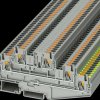 3002613 PE terminal block, PT 4-PE/L/L gray