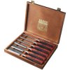 Bahco 424P-S6-EUR 424P-S6 Bevel Edge Chisel Set in Wooden Box, 6 Piece