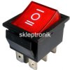 Przełącznik koł. ON/OFF/ON IRS-203 230V szer. czer