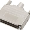 encitech DPPK-M-25-K 6260-0105-03 Obudowa złącza D-SUB Ilość styków: 25 tworzywo sztuczne, metalizowane 180 ° srebrny 1