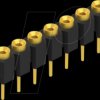 MK 01 7 G Socket, 1-row, 1 x 7 - 2.54 mm