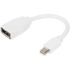 Digitus DB-340405-001-W Adapter DisplayPort to Mini DisplayPort White 0.15m