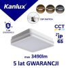 Plafoniera LED BENO 24-30W CCT-L W min 2610lm max 3490lm 3000-4000K ciepła/neutralna IP65 IIkl. 5 lat gwar. biały 38782