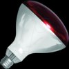 391251502 Infrared lamp, E27, R125, 150 W, red