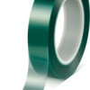 Masking tape, 1250 x 0.08 mm, high temperature resistant, PET, transparent green, 66 m, 50600-00031-00