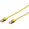 Digitus DK-1644-005/Y RJ45 Network Cable CAT 6 S/FTP 0.50m Yellow Halogen-free