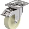 Blickle 869512 LIX-POH 100G-FI Zestaw rolek skrętnych ze stali nierdzewnej, odporne na wysoką temperaturę Średnica koła: