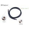RF Cable; N Female to RP-SMA Male-CFD400-Black-1m For SenseCAP M1 Indoor Gateway and Fiberglass Antenna