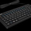 28097 Keyboard, USB, silicone, IP68, black