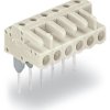 Wkładka żeńska Złącza wtykowe WAGO Bloki zacisków do montażu na szynie 12A Mocowanie szynowe