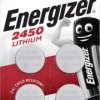 Ogniwo guzikowe CR 2450 Energizer 3 V 4 szt. 620 mAh litowe