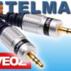 Przewód kabel 3.5mm STEREO jack - jack VEOZ 0,5m