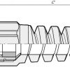 LAPP 53017840 Dławnica kablowa SKINTOP® BS ISO M 25X1,5, od 9 mm, do 14 mm, M25, 25 szt.