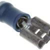 TE Connectivity Konektor płaski PIDG FASTON .250 Żeńskie Niebieski 6.35 x 0.81 mm długość 22.86 mm Izolacja: Izolowane