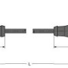 Turck 6626320 Złącze konfekcjonowane czujnika/aktuatora WKS4T-2-RSS4T/TXL, piny: 3, 2 m, 1 szt.